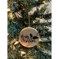 Oak Christmas Ornament